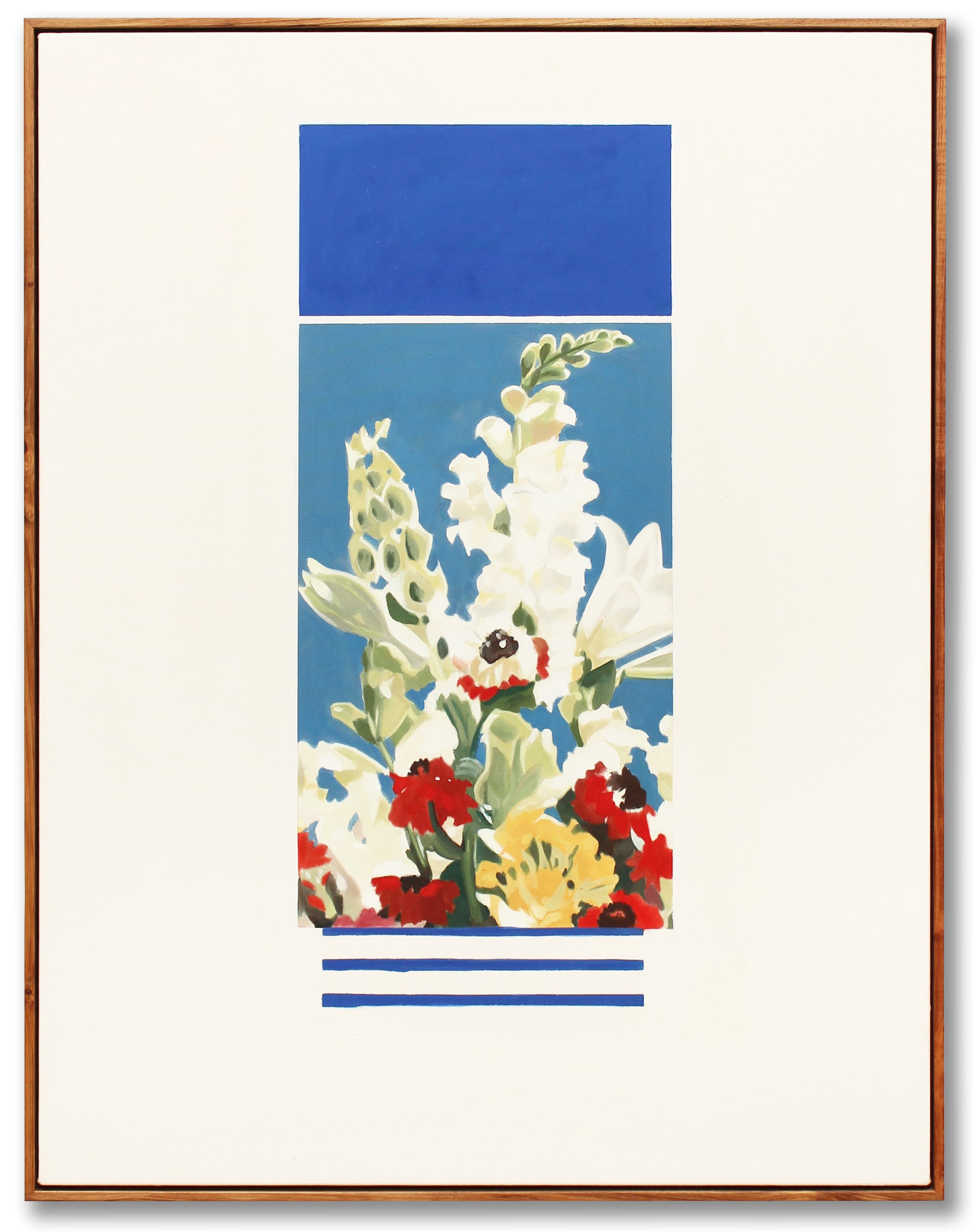 Bloom with Blue Stripes, 2020