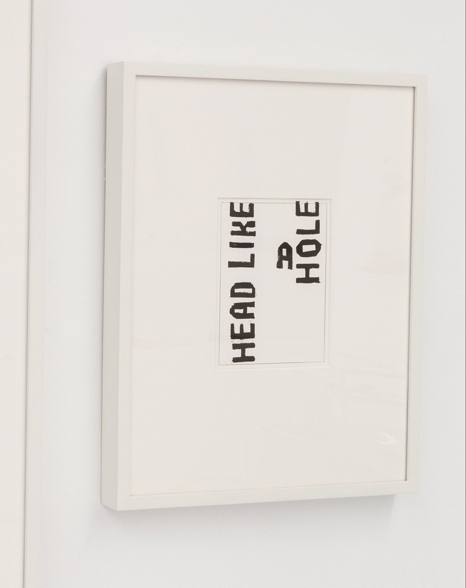 Head Like A Hole (Study) #1, 2025